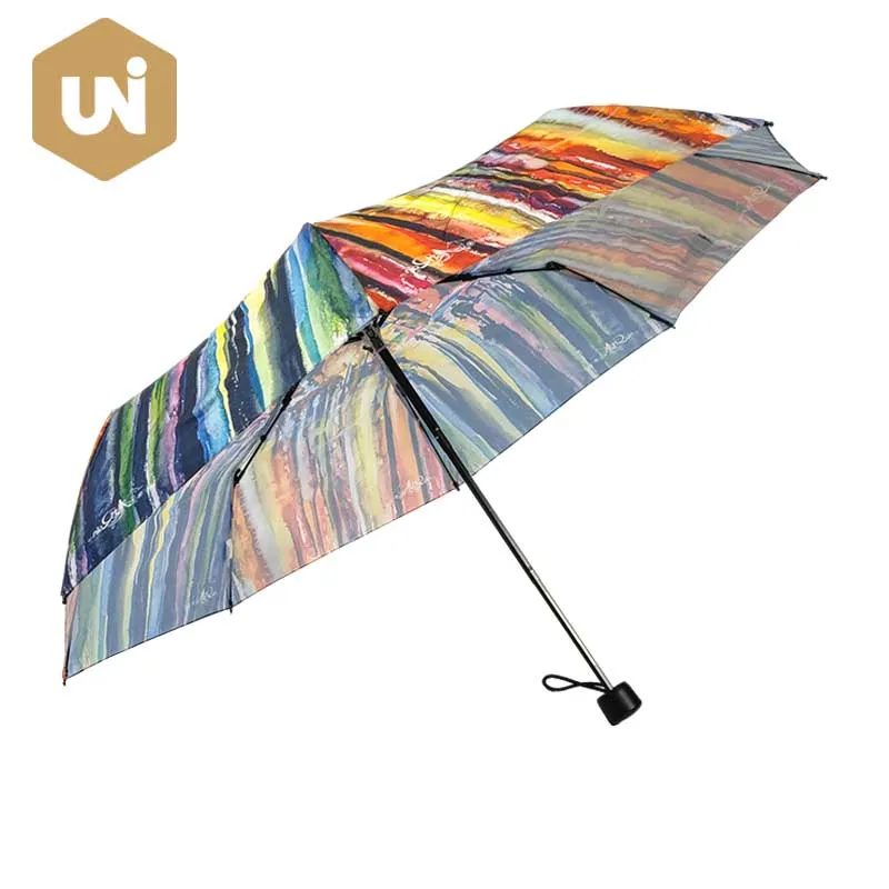 Portable Pocket Super Mini 3 Section rain Umbrella