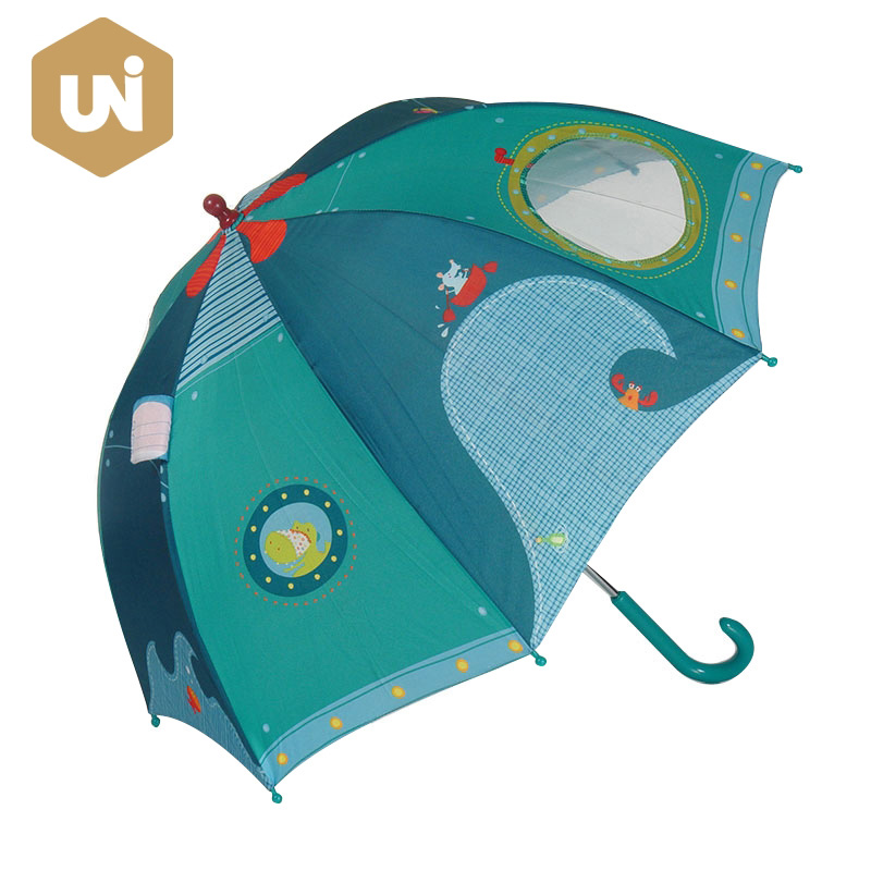 Детский зонтик из ткани RPET с животными