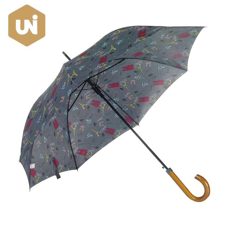 مظلة خشبية كلاسيكية لطيفة للكبار - 0 