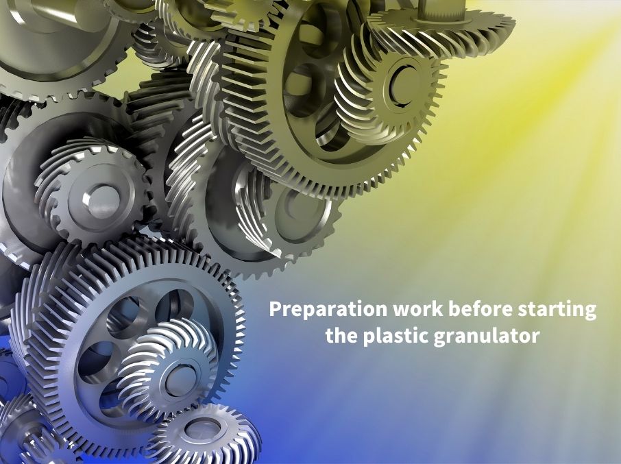 Plastic granulator operation method