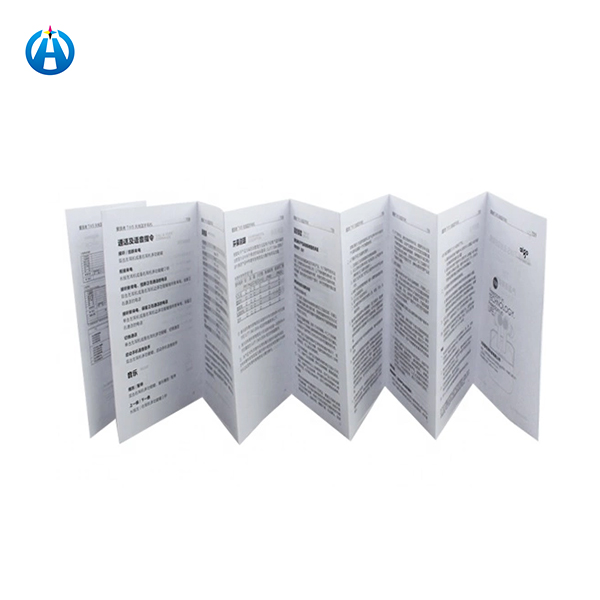 Black Folding Paper User Instructions Printing Manual - 1 
