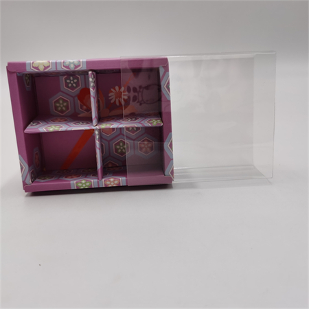 Coloured Paper Drawer Packaging Boxes with Clear Sleeve - 1 