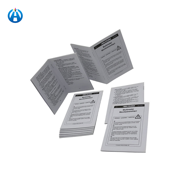 Product Accessories Flyers Fold Paper Booklets Instruction Manual