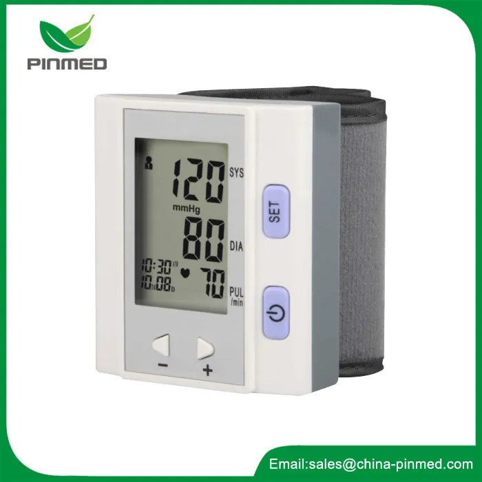 Extra Large Display Wrist Type Blood Pressure Monitor Sphygmomanometers