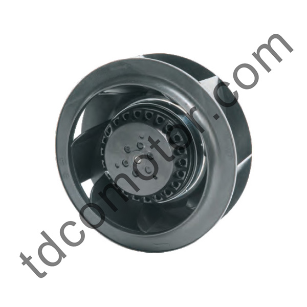 133 mm-es AC hátrafelé hajló centrifugális ventilátor - 0