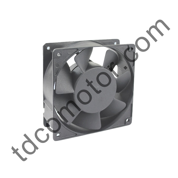Axiálny ventilátor AC 120x120x38 7 listov YZ-12038-7P Guľkové ložisko s puzdrom