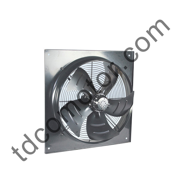 YWF-450 4E-450 100% medený drôt, axiálny ventilátor, 450 mm, s rámom