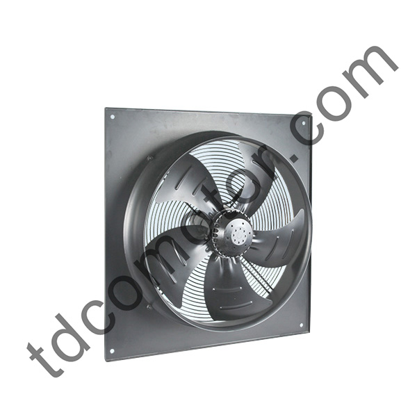 YWF-500 4E-500 100% medený drôt 500 mm axiálny ventilátor s rámom