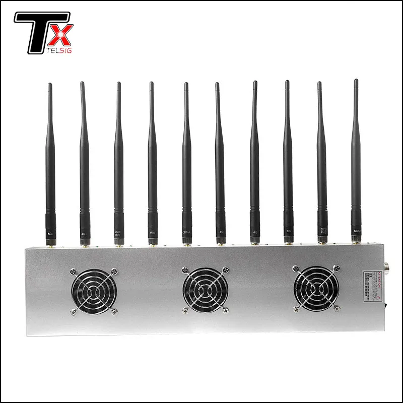 10 Channel Desktop Car GPS Signal Jammer