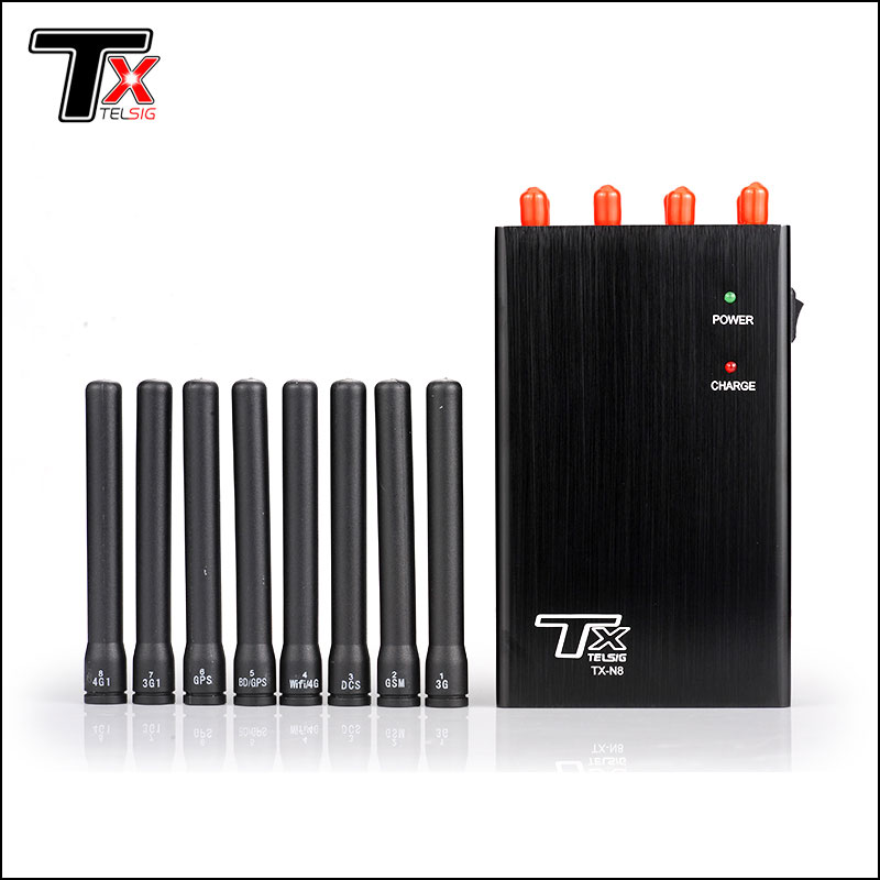 Mobile phone GPS Anti Track 8 channel Signal Jammer