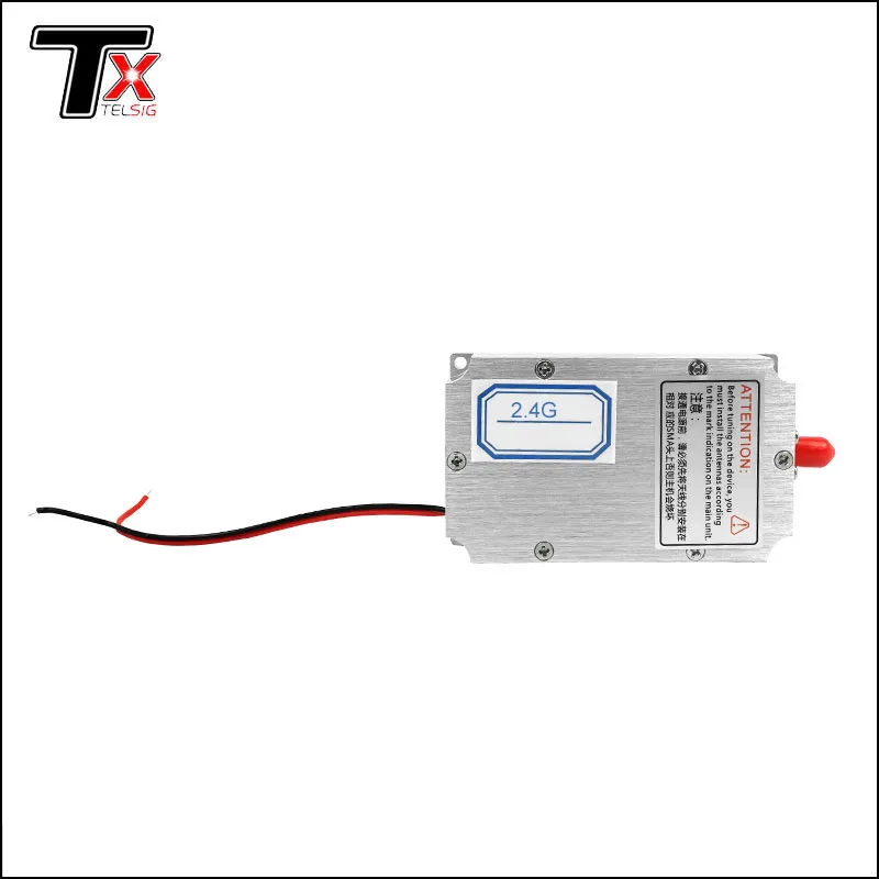 Droneentzako 2.4G 10W seinalea blokeatzeko modulua