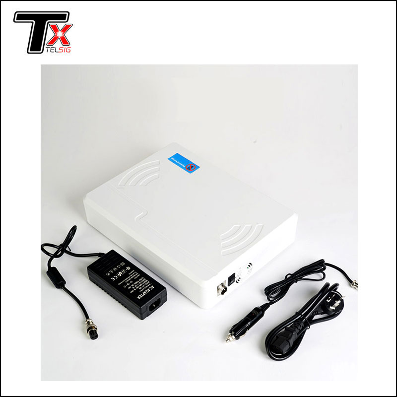 7 Band Cell Phone Internet Signal Jammer with built in 1 Hour Battery