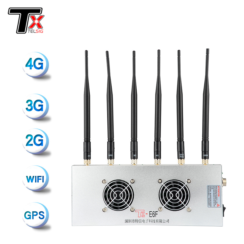 Six Channel Mobile Phone Signal Jammer