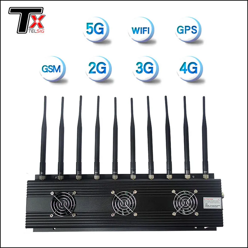 Three-fan Mobile Phone Signal Jammer