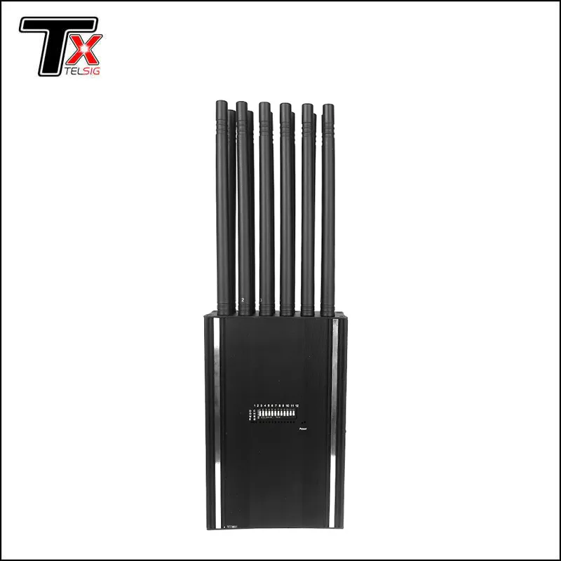 Universal Əl 12 kanallı Mobil Cib Telefonu WIFI GPS Signal Jammer