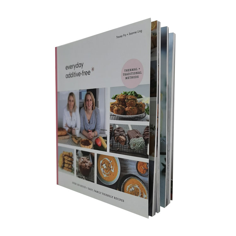 Impression de livre de cuisine scolaire avec estampage en aluminium - 2 