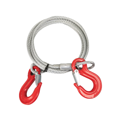 Heavy Duty Steel Cable with Metal Hooks