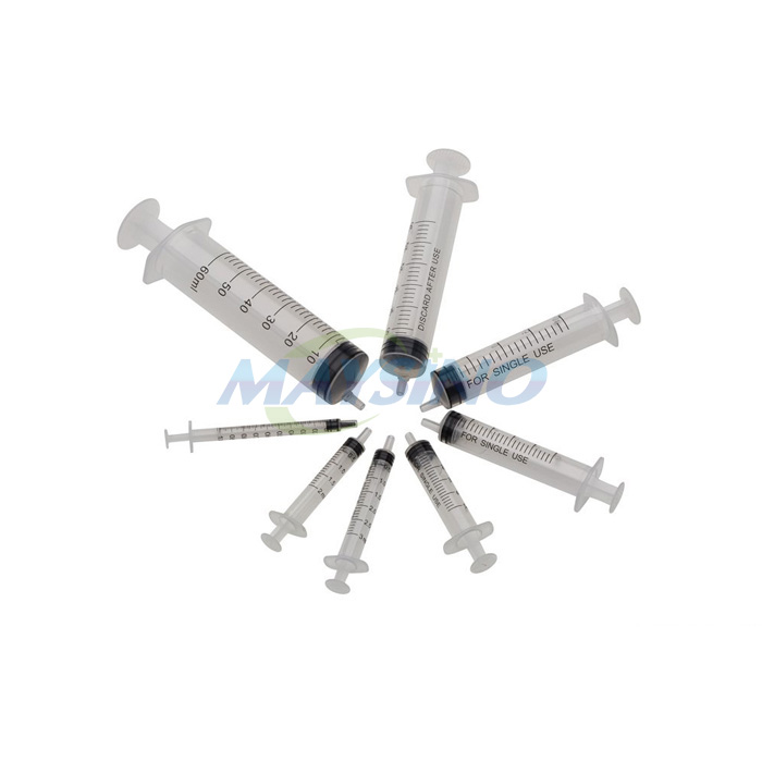 Top view Disposable Syringe