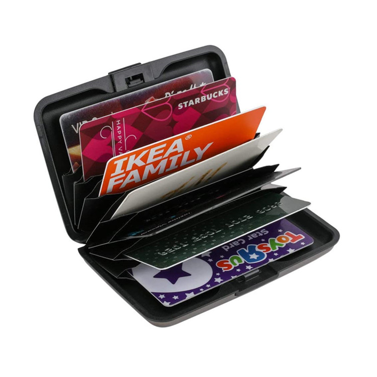 Моден RFID блокиращ алуминиев държач за кредитна карта