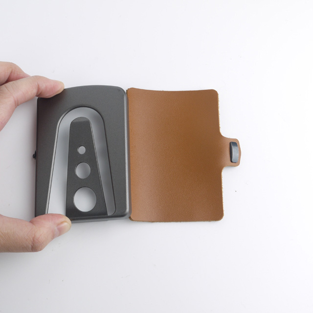 Genuine Leather Wallet with Clip
