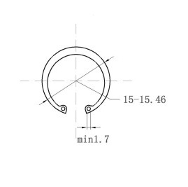 Pojistné kroužky pro otvory DIN472