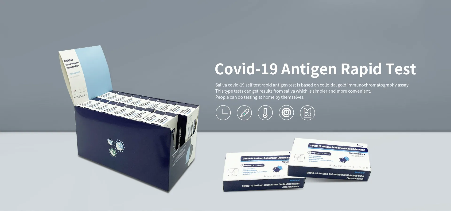 Китай Covid-19 Производители на бърз антигенен тест за самотест