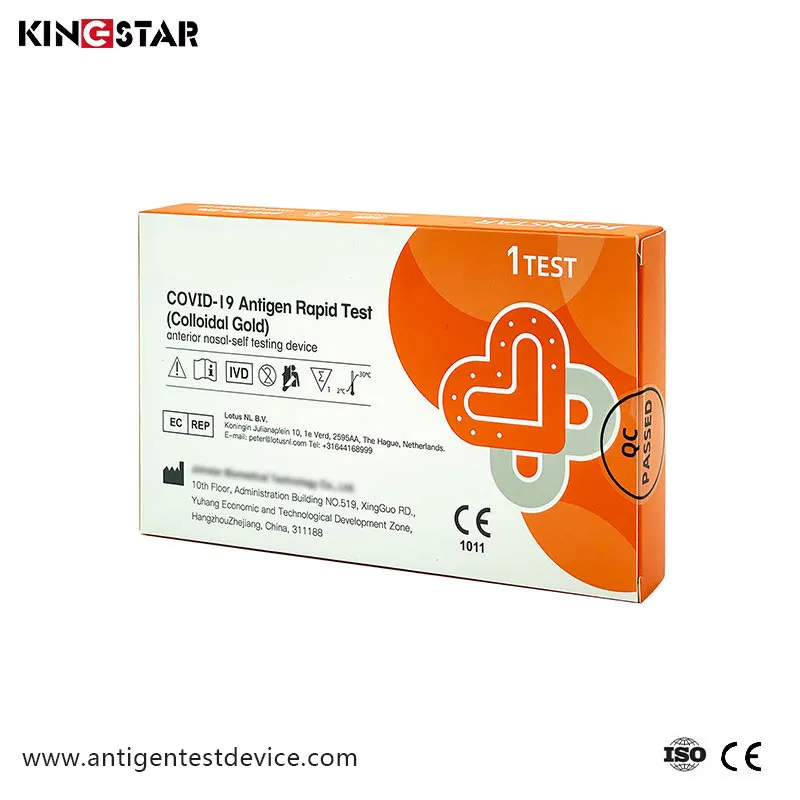 Anteriorer nasaler Covid-19-Selbsttest Antigen-Schnelltest