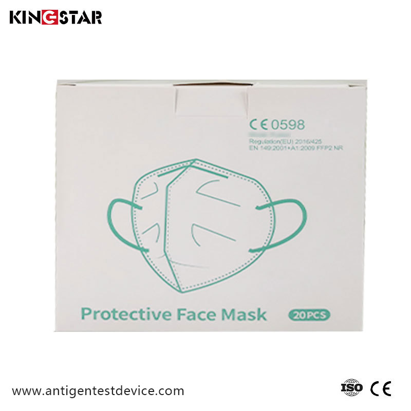 Zaščitna obrazna maska ​​FFP2 za enkratno uporabo