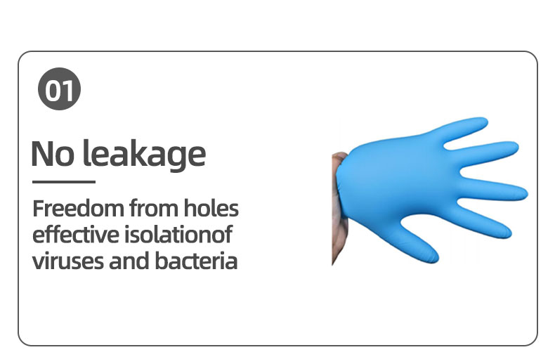 Medical Exam Disposable Powder Free Nitrile Glove