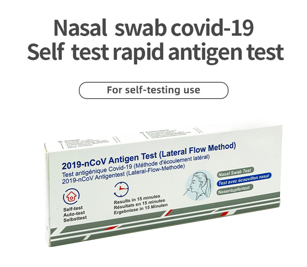 Nasal Swab Covid-19 Self Test Rapid Antigen Test