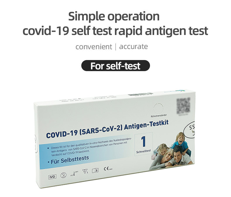Simple Operation Covid-19 Self Test Rapid Antigen Test