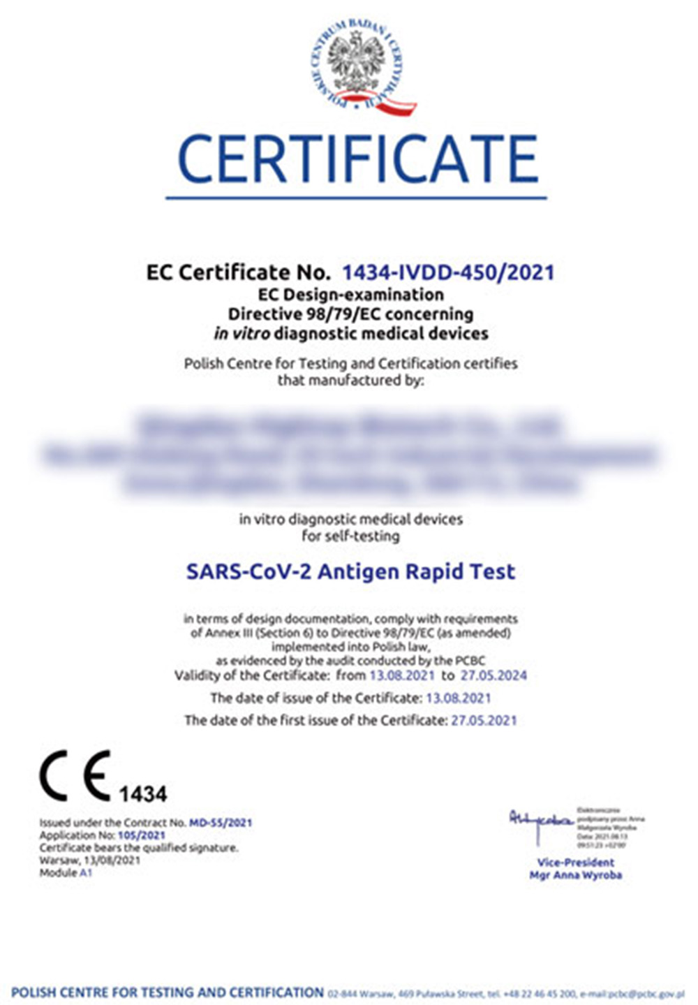 Safe Collection Covid-19 Self Test Rapid Antigen Test