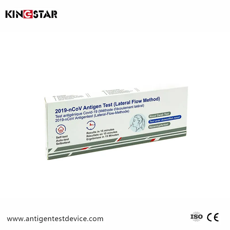 Nasenabstrich Covid-19 Selbsttest Antigen-Schnelltest