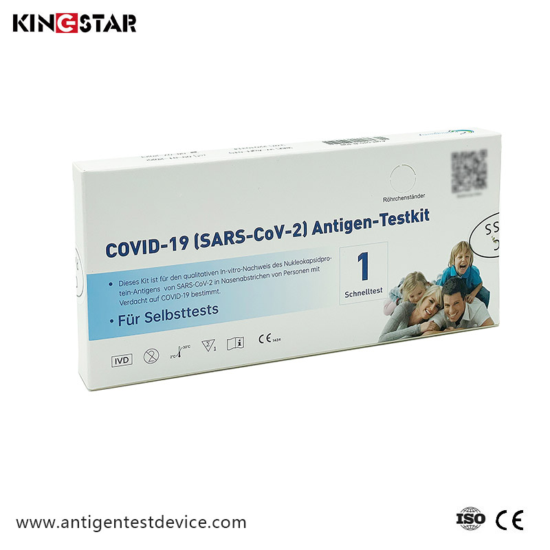 Egyszerű kezelés Covid-19 önteszt Gyors antigénteszt