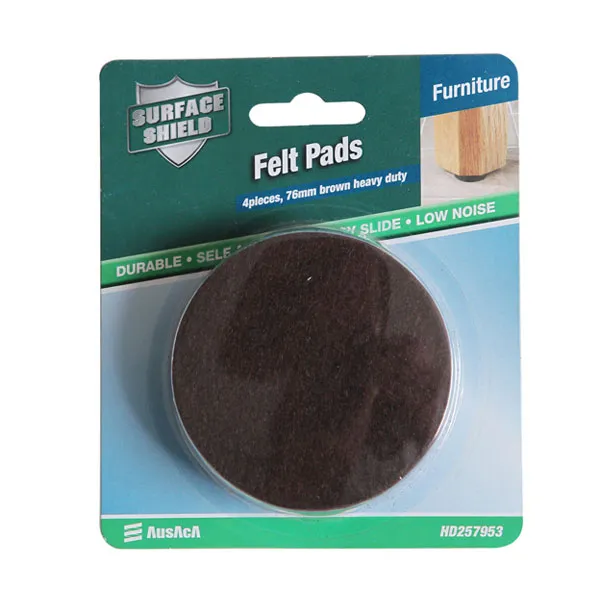 How to use and care for Black Felt Foot Pads?