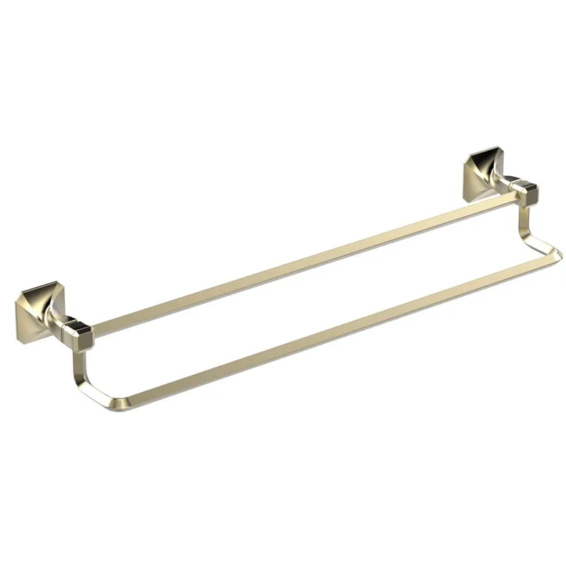 Double Poles Bathroom Metal Towel Rack