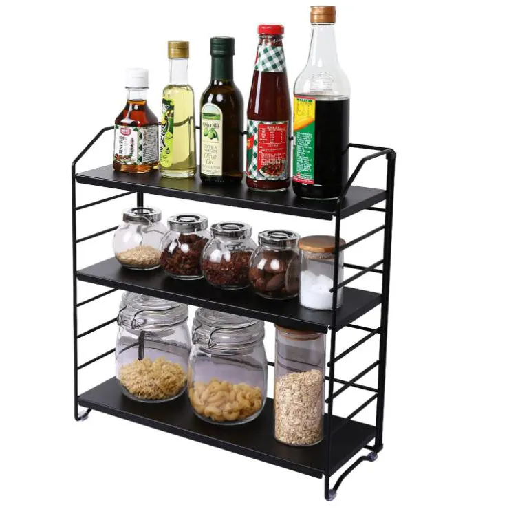 Three Layers Folding Shelf