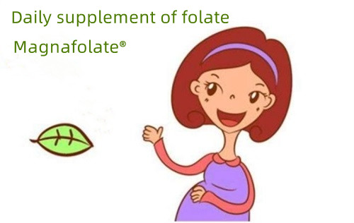 Daily supplement of folate