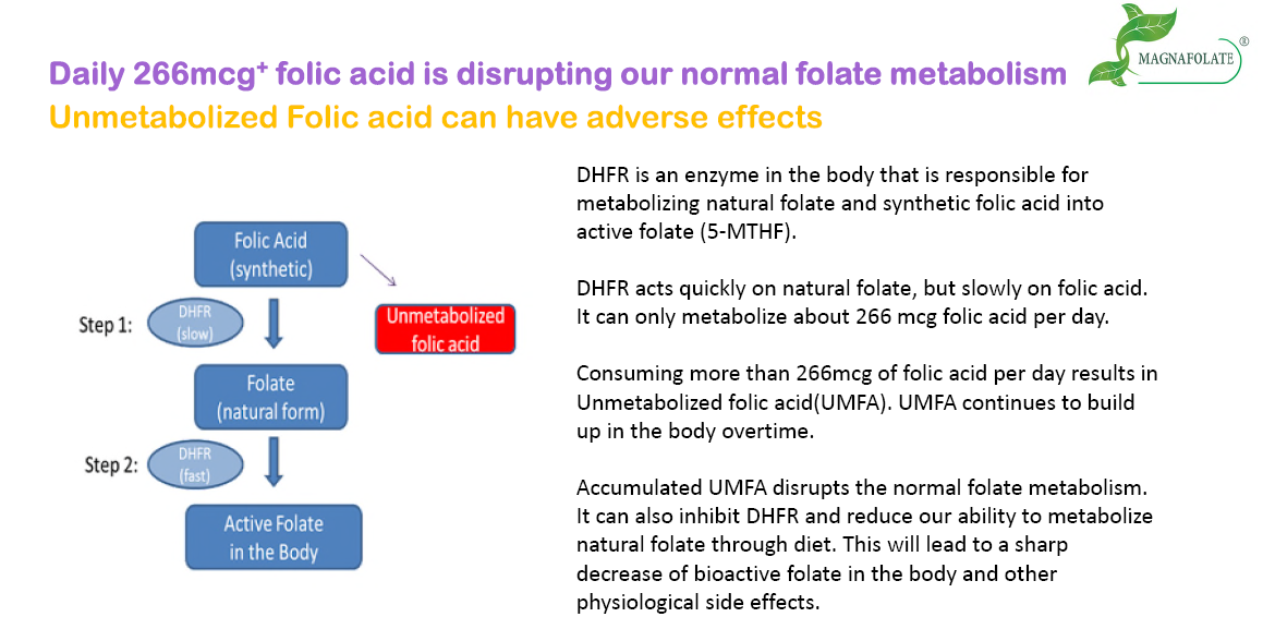 folic aicd is disruping our nomal folate metabolism