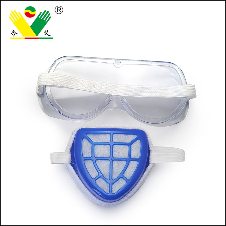 Пластмасова маска за прах + наушник против шум + прахоустойчив стъклен трикостюм