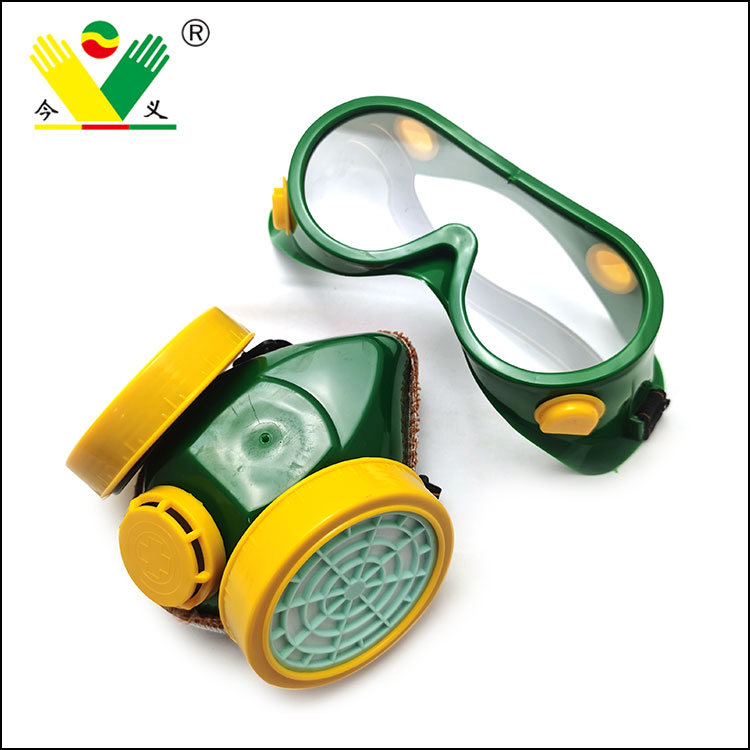 Double Tank Dust Mask +Safety Glass