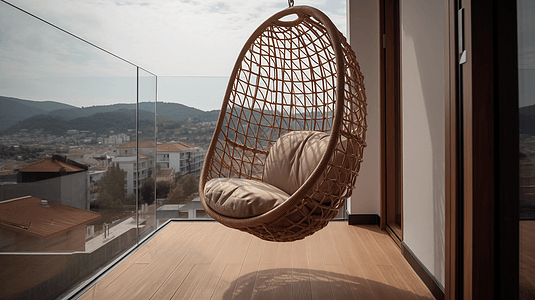 Hang a swing chair at home and enjoy the swinging time