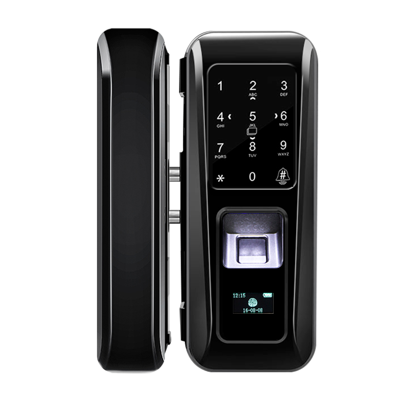Electronic Keyless Digital Lock Fingerprint Door Lock Office Glass Door Smart Lock - 1 