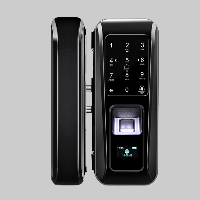 Electronic Keyless Digital Lock Fingerprint Door Lock Office Glass Door Smart Lock