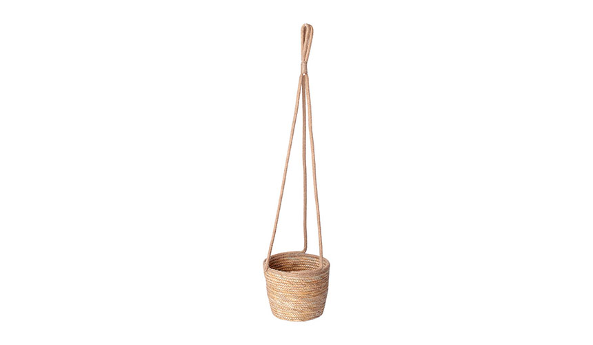 Seagrass Flower Hanging Basket