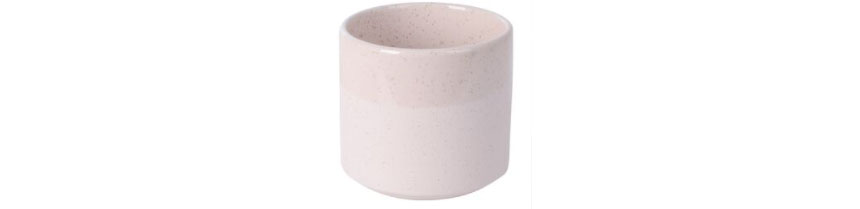 Modern Ceramic Flower Pots With Sand Finish