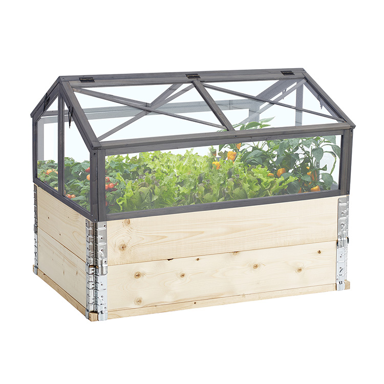Wooden Greenhouse for Pallet Collar L120