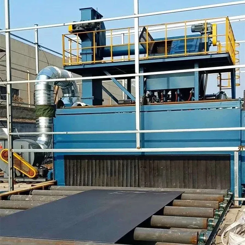 Mga bentaha sa steel plate steel structure shot blasting machine