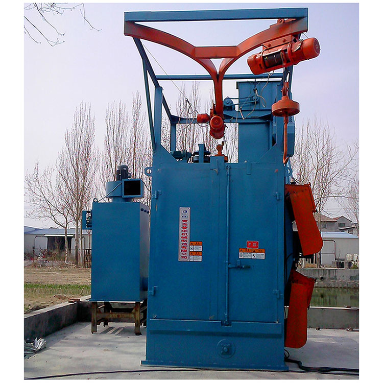 The main components of the hook shot blasting machine