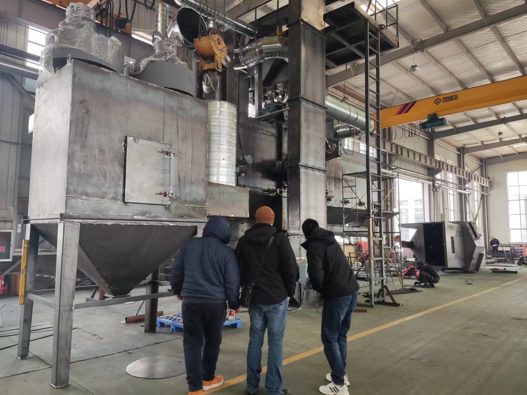 Production of shot blasting machine completed
